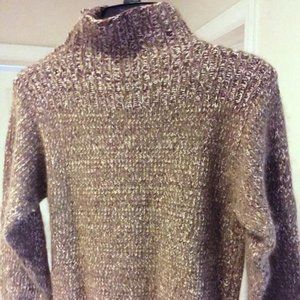 Angora Turtleneck Sweater ~  Size Small